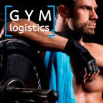 Логотип и одностраничный сайт компании GYM logistics